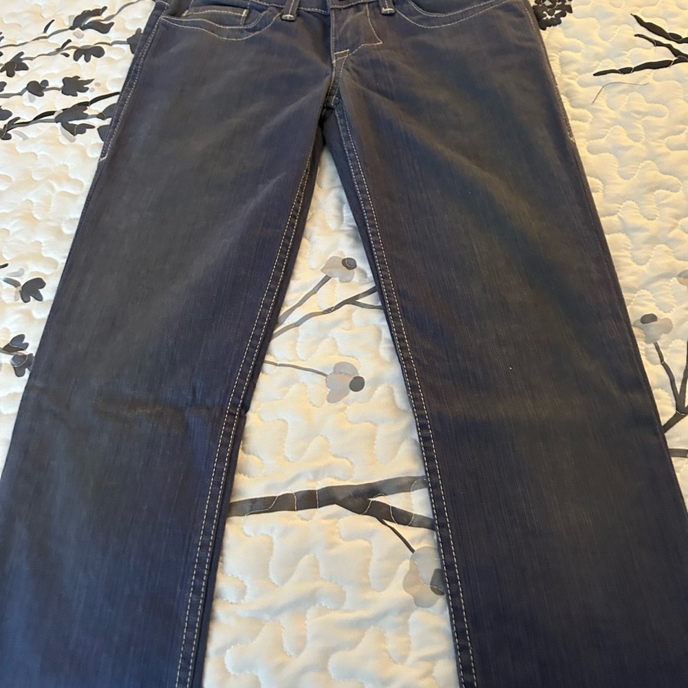 William Rast Dark Blue Straight Leg Jeans